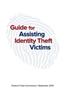 Guide for Assisting Identity Theft Victims