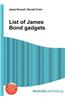 List of James Bond Gadgets
