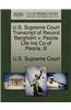 U.S. Supreme Court Transcript of Record Bergholm V. Peoria Life Ins Co of Peoria, Ill