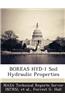 Boreas Hyd-1 Soil Hydraulic Properties