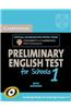 Cambridge Preliminary English Test for Schools 1 Student's Book with Answers: Official Examination Papers from University of Cambridge ESOL Examinatio