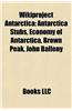 Wikiproject Antarctica: Antarctica Stubs, Economy of Antarctica, Brown Peak, John Balleny