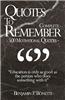 Quotes to Remember - Complete: 500 Motivational Quotes - Benjamin Bonetti