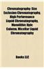 Chromatography: Size-Exclusion Chromatography, High-Performance Liquid Chromatography, Micellar Liquid Chromatography, Monolithic HPLC