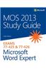 MOS 2013 Study Guide for Microsoft Word Expert