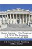House Hearing, 110th Congress: H.R. 5840, the Insurance Information Act of 2008