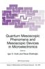 Quantum Mesoscopic Phenomena and Mesoscopic Devices in Microelectronics