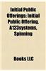 Initial Public Offerings: Initial Public Offering, A123systems, Spinning