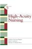 High-Acuity Nursing