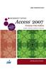 New Perspectives on Microsoft Office Access 2007, Introductory