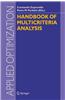Handbook of Multicriteria Analysis