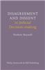Disagreement and Dissent in Judicial Decision-making