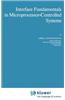 Interface Fundamentals in Microprocessor-controlled Systems