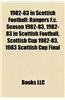 1982-83 in Scottish Football: Rangers F.C. Season 1982-83, 1982-83 in Scottish Football, Scottish Cup 1982-83, 1983 Scottish Cup Final