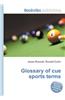 Glossary of Cue Sports Terms
