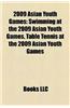 2009 Asian Youth Games: Swimming at the 2009 Asian Youth Games, Table Tennis at the 2009 Asian Youth Games
