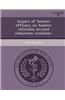 Impact of Teacher Efficacy on Teacher Attitudes Toward Classroom Inclusion.