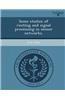 Some Studies of Routing and Signal Processing in Sensor Networks.