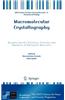 Macromolecular Crystallography