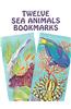 Twelve Sea Animals Bookmarks
