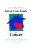Home Care Guide for Cancer