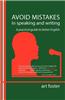 Avoid Mistakes in Speaking and Writing