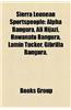 Sierra Leonean Sportspeople: Sierra Leonean Athletes, Sierra Leonean Boxers, Sierra Leonean Football Managers, Sierra Leonean Footballers
