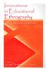 Innovations in Educational Ethnography: Theories, Methods, and Results