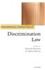 Philosophical Foundations of Discrimination Law