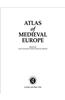 Atlas of Medieval Europe