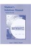 A Survey of Mathematics with Applications Student's Solutions Manual