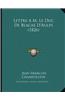 Lettre A M. Le Duc de Blacas D'Aulps (1826)