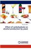 Effect of Carbohydrate on Alcohol Production by Yeast