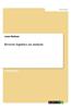 Reverse Logistics. an Analysis