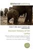 Ancient History of Sri Lanka