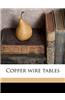 Copper Wire Tables Volume 31