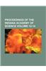 Proceedings of the Indiana Academy of Science Volume 12-14
