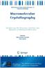 Macromolecular Crystallography
