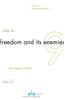Freedom and Its Enemies: The Tragedy of Liberty