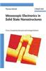 Mesoscopic Electronics in Solid State Nanostructures