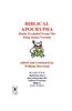 Biblical Apocrypha