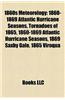 1860s Meteorology: 1860-1869 Atlantic Hurricane Seasons, Tornadoes of 1865, 1860-1869 Atlantic Hurricane Seasons, 1869 Saxby Gale, 1865 V