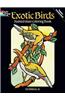 Exotic Birds Stained Glass Coloring Book