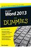 Word 2013 Fur Dummies