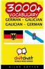 3000+ German - Galician Galician - German Vocabulary