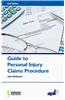 Apil Guide to Personal Injury Claims Procedure: Second Edition