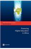 Financing Higher Education in Africa