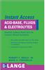 Acid-Base, Fluids, and Electrolytes