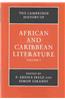 The Cambridge History of African and Caribbean Literature 2 Volume Hardback Set