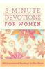 3-Minute Devotions for Women: 180 Inspirational Readings for Her Heart